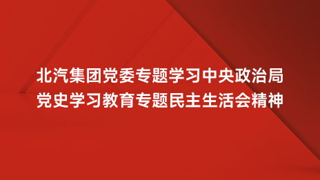 总集团党委专题学习中央政治局党史学习教育专题民主生活会精神