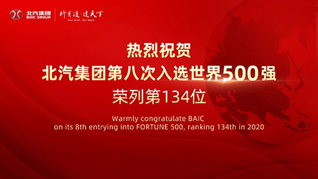 连续八年上榜 总集团“世界500强”排名134位